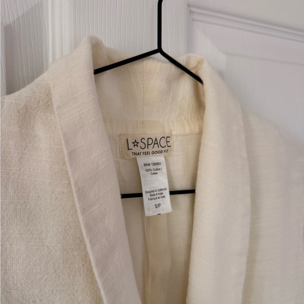 L*Space Cream Textured Jacket - Picture 4 of 4